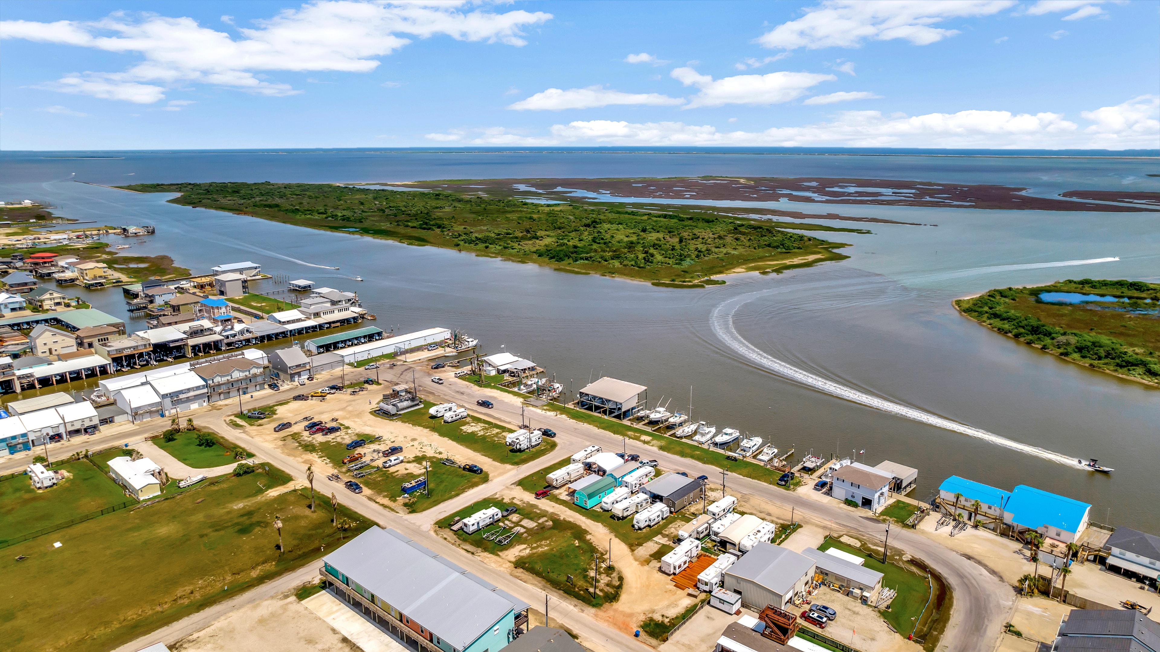 RV park coastal waterfront
